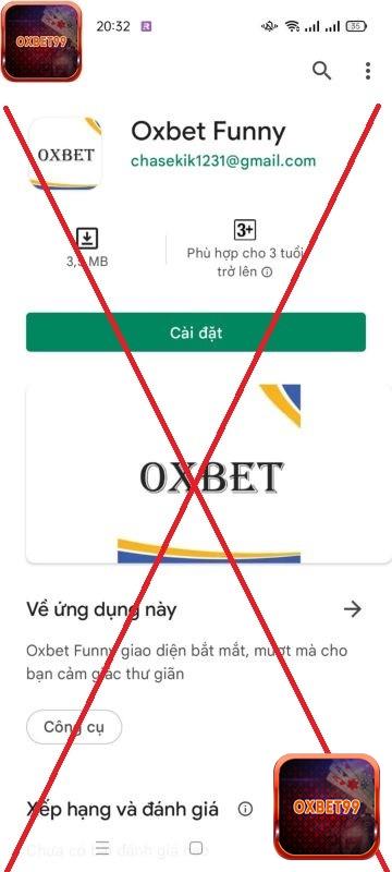 App Oxbet đa phần là lừa đảo